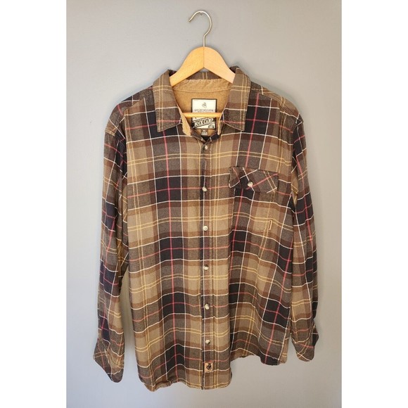 Legendary Whitetails Other - Legendary Whitetails Buck Camp Flannel Shirt Men's XL Multicolor Plaid Hunting